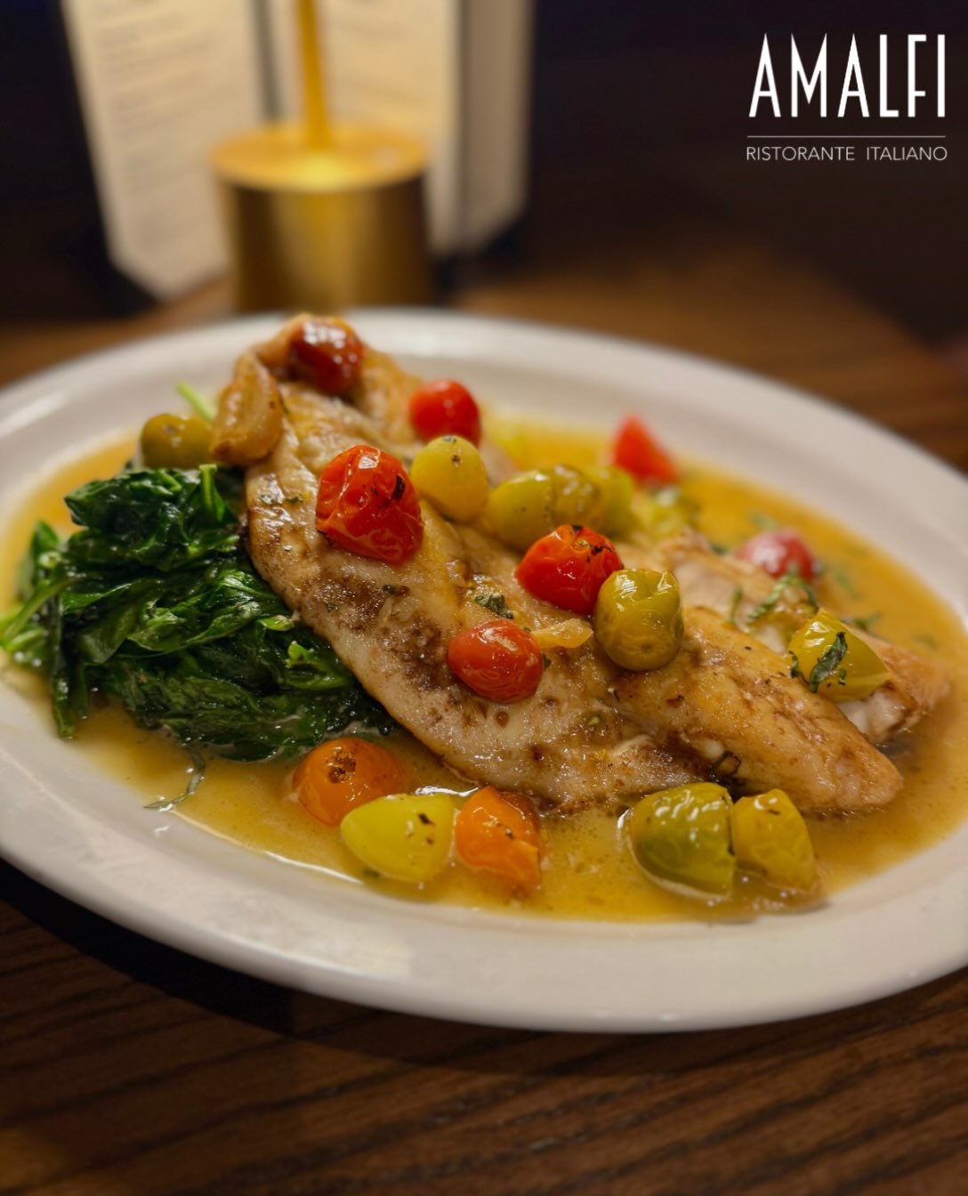 PESCE AL FORNO. A change of pace from your usual pasta order.

#amalfiknox #pescealforno #italianfood #knoxvillefood #knoxvilletn